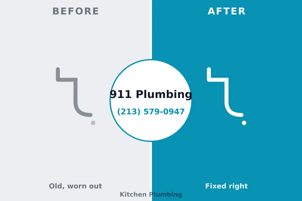 Before and after: plumbing repair Tilton, IL